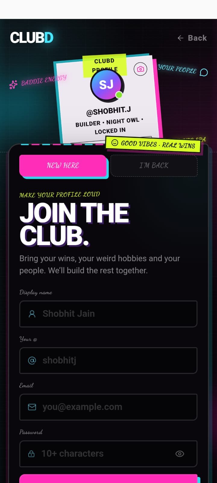 Build your ClubD Digital Twin